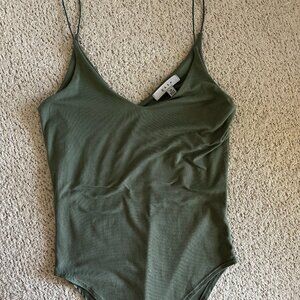 Gaze Olive Green Body Suit in Size Xtra Small